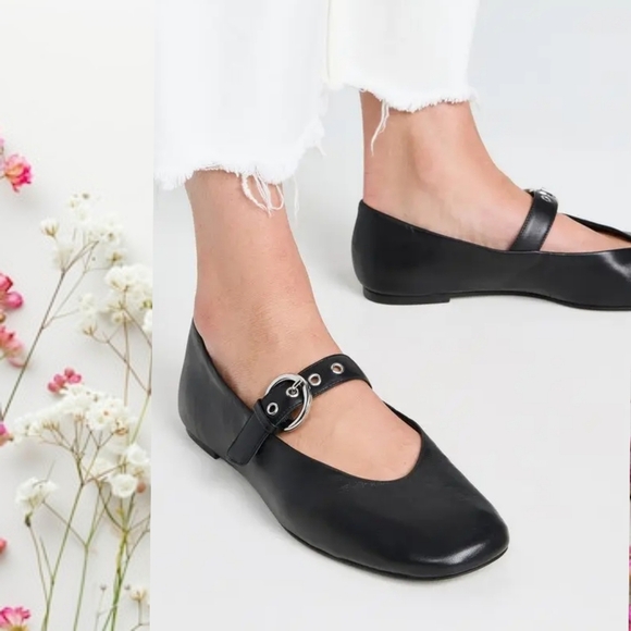 REFORMATION  Bethany Ballet Flats - Picture 1 of 7